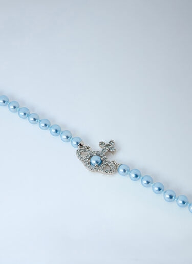 Vivienne Westwood Olympia Pearl Necklace Blue vvw0264027