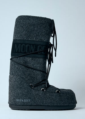 Moon Boot Icon Felt Boots White mnb0358002