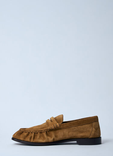 Saint Laurent Le Loafer Supple Brown sla0260030