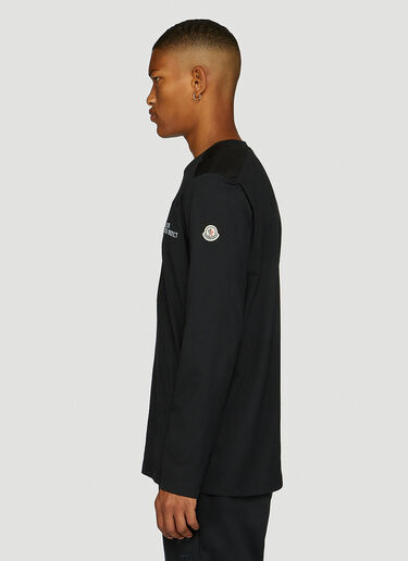 Moncler Born to Protect Logo Print T-Shirt Black mon0147046