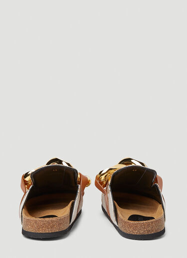 JW Anderson 徽标提花链扣乐福鞋 米色 jwa0251009