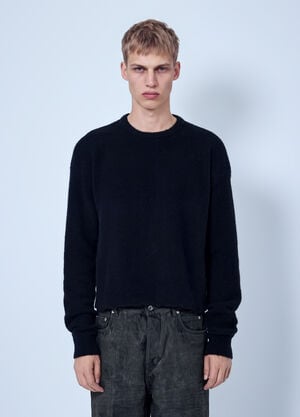 Rick Owens Tower Round Neck Top Black ric0165068