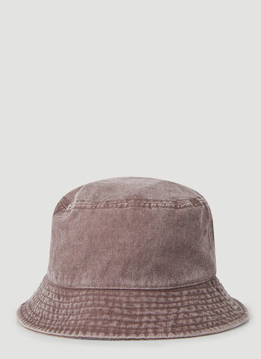 Stüssy 로우 프로 워시드 버킷 햇 브라운 sts0347030