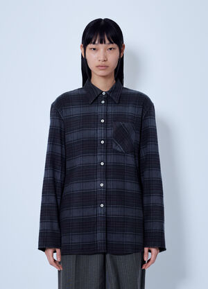 Our Legacy Daisy Shirt Navy our0265017