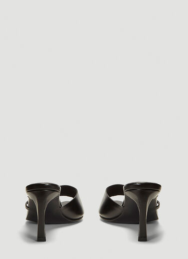 Reike Nen Cut-Out Pointed-Toe Heeled Mules Black rkn0241003