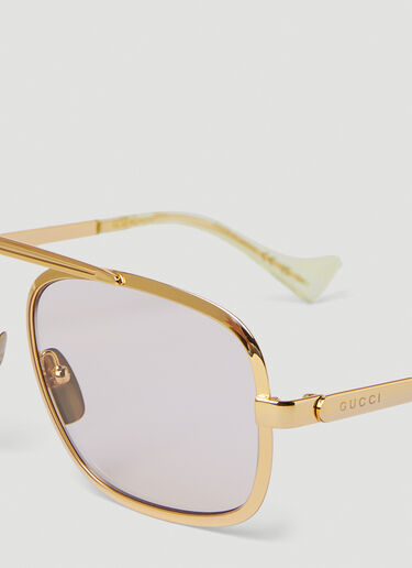 Gucci Aviator Sunglasses Gold guc0251308