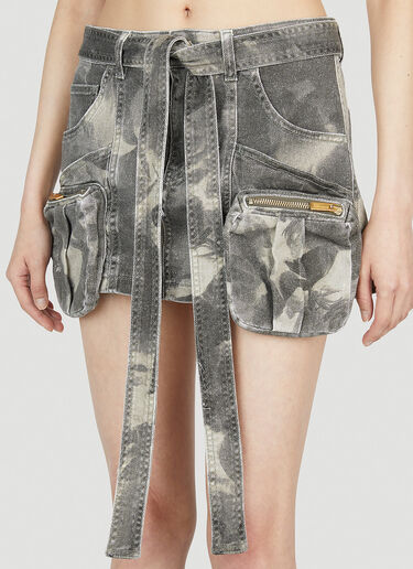 Blumarine Cargo Skirt Grey blm0252038