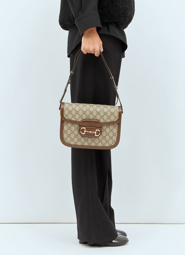 Gucci 1955 Horsebit Shoulder Bag Brown guc0239074