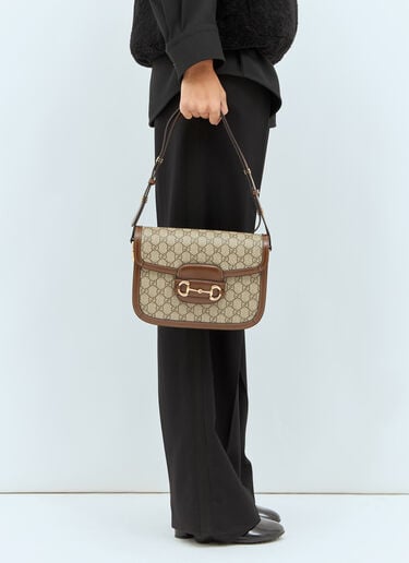 1955 Horsebit Shoulder Bag Gucci 1955 Horsebit Shoulder Bag Brown guc0239074
