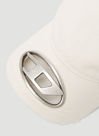 Diesel C-Beast-A1 Baseball Cap White dsl0155028