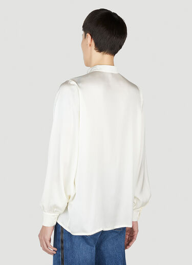 Mandarin Shirt Saint Laurent Mandarin Shirt White sla0152001