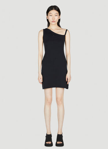 Courrèges Bumpy Dress Black cou0253006