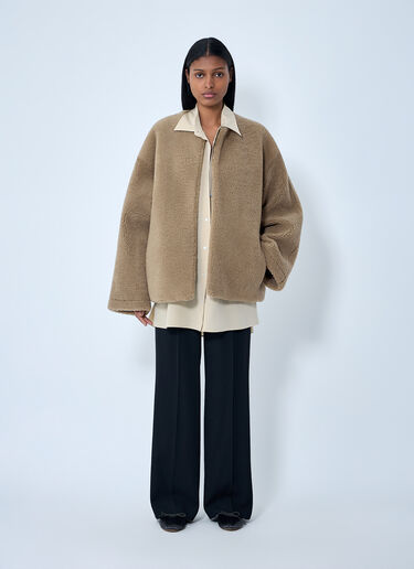 The Row Valorin Jacket Beige row0263007
