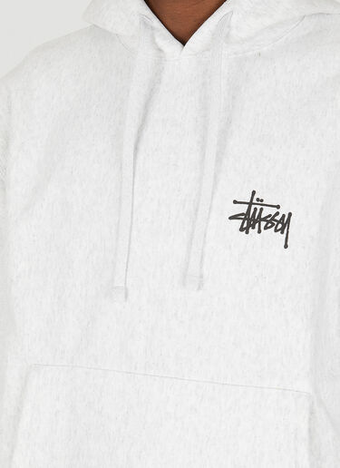 Stüssy Basic Logo Hooded Sweatshirt Grey sts0348040