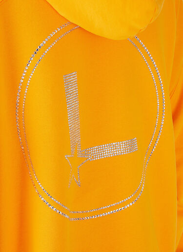 Lourdes ロゴフード付きスウェットシャツ オレンジ lou0346002