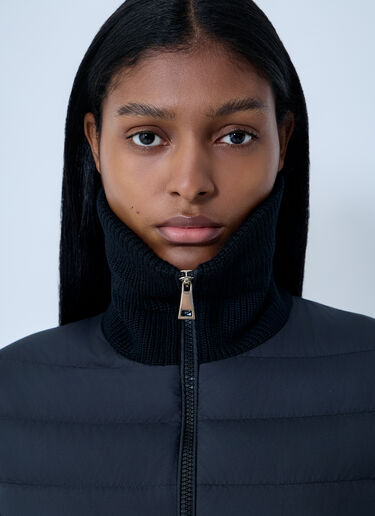 Quilted Cardigan Moncler Quilted Cardigan Black mon0263044