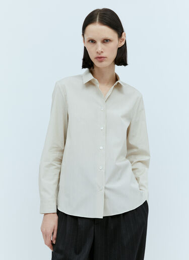 The Row Sadie Shirt Beige row0253021