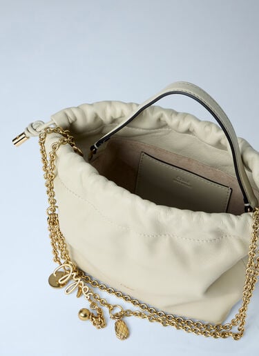 Chloé Mini Icons Chain Shoulder Bag Cream chl0263104