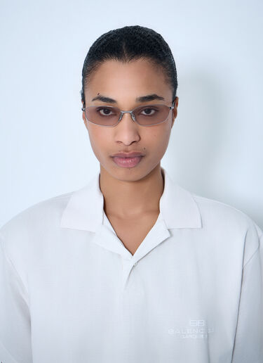 Balenciaga 隐形椭圆太阳镜 粉色 bal0263054