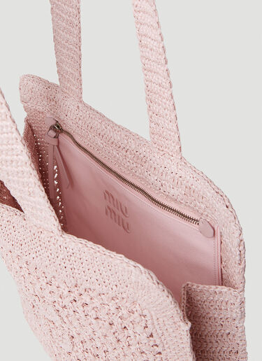 Miu Miu Beach Tote Bag White miu0252078