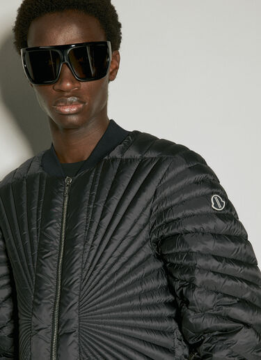 Moncler + Rick Owens Radiance Down Flight Jacket Black mcs0355003