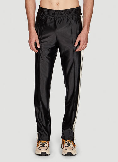 Shiny Track Pants 8 Moncler Palm Angels Shiny Track Pants Black mpa0351016