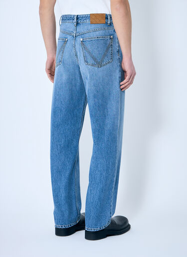 Bottega Veneta Indigo Wide Leg Jeans Blue bov0159006