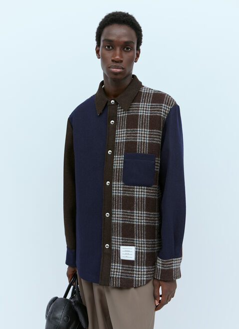 Thom Browne 펀믹스 셔츠 재킷 그레이 thb0153014