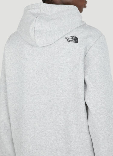 The North Face Logo Print Hooded Sweatshirt Grey tnf0154005