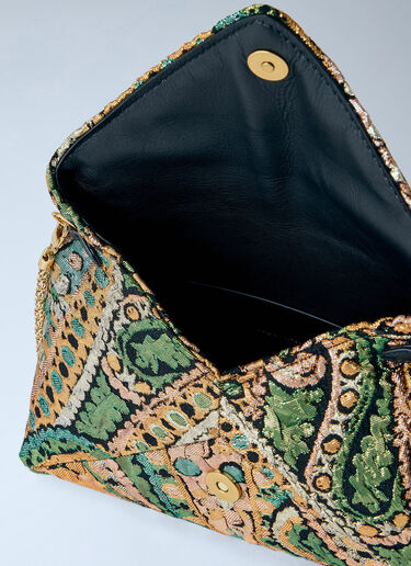LN-CC® - Dries Van Noten: Embroidered Clutch Bag - Multicolor Dries Van Noten Embroidered Clutch Bag Multicolor dvn0266036