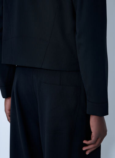 Kiko Kostadinov Kraner Cropped Jacket Black kko0162005