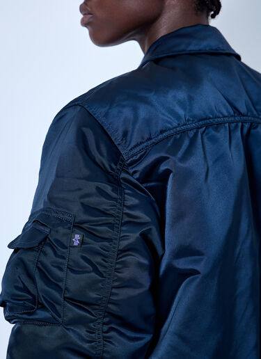 LN-CC® - Alpha Industries: CWU-45/P Base UV Loose Bomber Jacket - Blue Alpha Industries CWU-45/P Base UV Loose Bomber Jacket Blue alp0366007