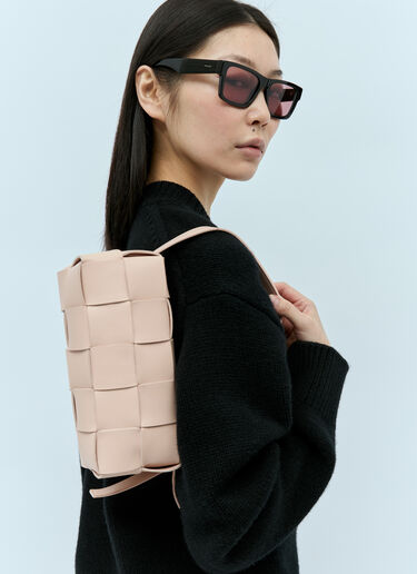 Bottega Veneta スモールブリックカセットショルダーバッグ ピンク bov0255060