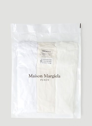 Maison Margiela 반소매 T-셔츠 3벌 팩 화이트 mla0148006