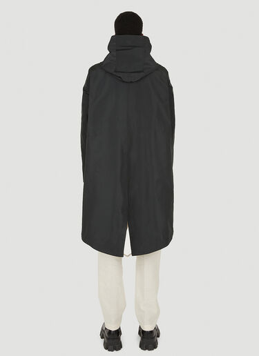 Rick Owens Bauhaus Oversized Hooded Jacket Black ric0147005