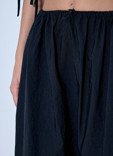 LN-CC® - Cecilie Bahnsen: CBFiella Embroidered Scalloped Taffeta Midi Skirt - Black Cecilie Bahnsen CBFiella Embroidered Scalloped Taffeta Midi Skirt Black cec0266009