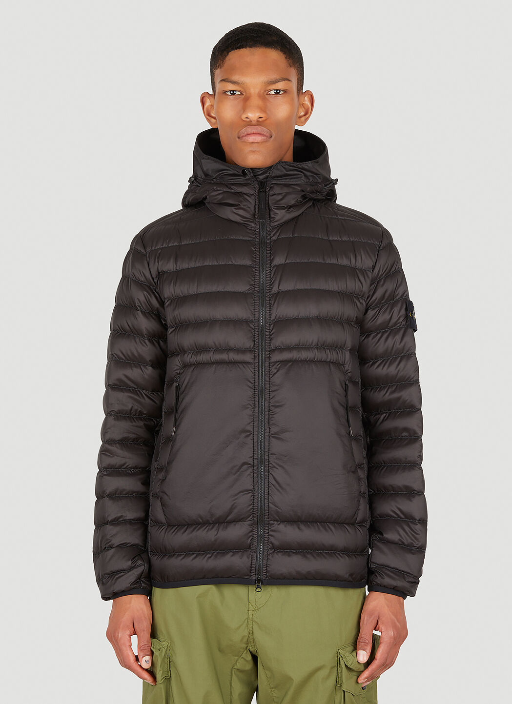 Stone quilted jacket store