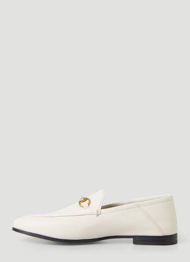 Gucci Jordaan Leather Loafers White guc0245076