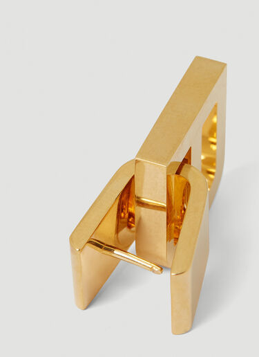 Balenciaga Hourglass Earrings Gold bal0251126