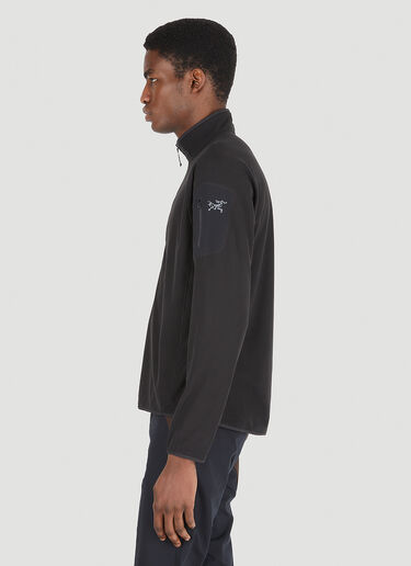 Arc'teryx Delta LT Zip Mid Layer Sweatshirt Black arc0146008