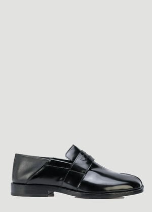 Maison Margiela Tabi Leather Loafers Black mla0240022