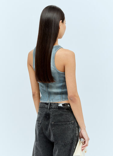 Printed Tank Top Acne Studios Printed Tank Top Blue acn0256039
