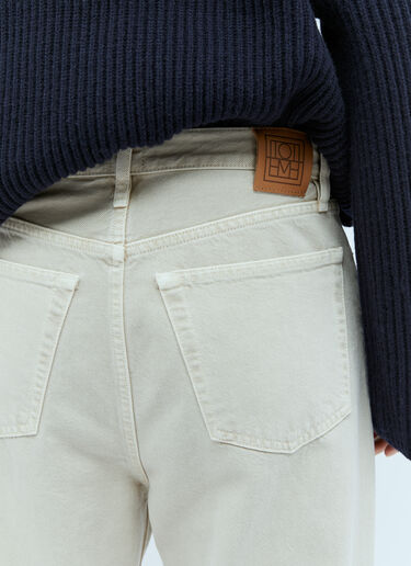 TOTEME Twisted Seam Jeans Beige tot0254009