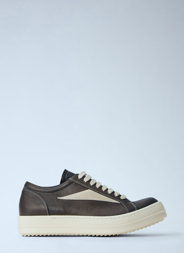 LN-CC® - Rick Owens: Vintage Sneakers - Dark Brown Rick Owens Vintage Sneakers Dark Brown ric0266017