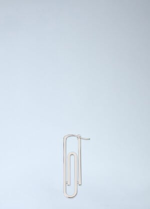 Off-White Paperclip Mono Earring Grey ofw0164389