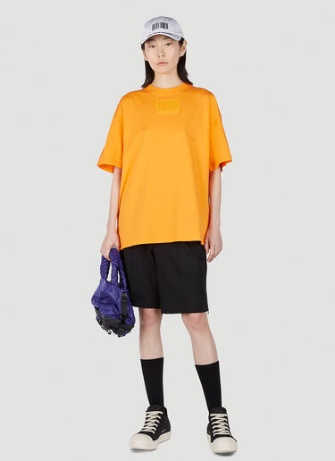 VTMNTS Rubber Patch T-Shirt Orange vtm0351009