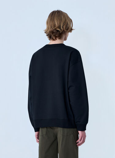 Dries Van Noten Crewneck Knit Sweater Black dvn0163024