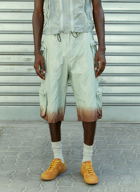 Charlie Constantinou Multi Pocket Cargo Bermuda Shorts Brown cco0154005