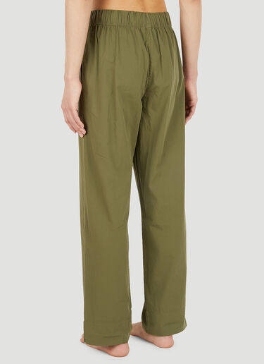 Tekla Drawstring Pyjama Pants Green tek0350017