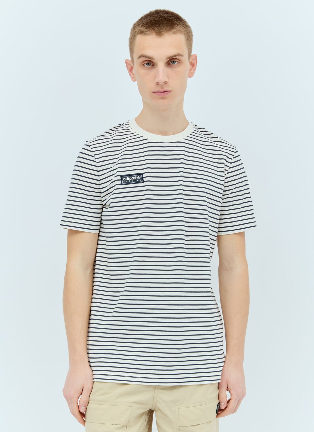 Adidas Originals By Spzl Logo Patch T-shirt In White